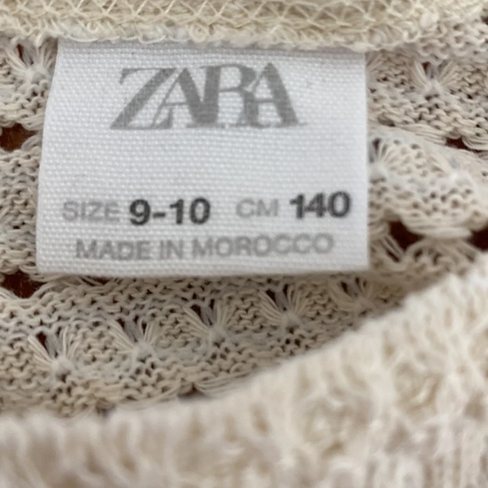 Zara Cream Knit Crop Tank Top - Picture 3 of 5